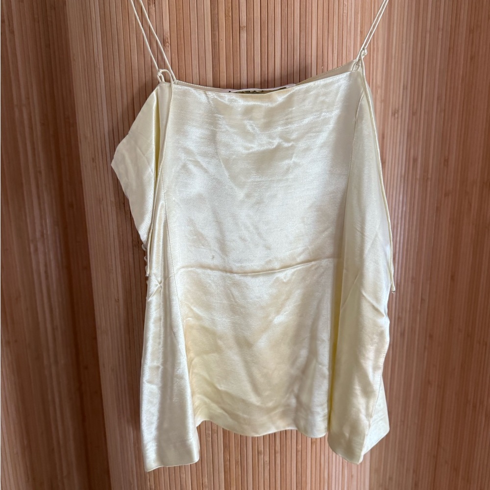 Mr Larkin sille top in elderflower - silk cami - Picture 3 of 6